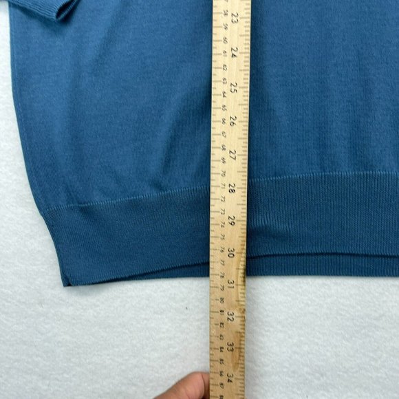 Brooks Brothers Sweater 2XL XXL Men's V Neck Lightweight Casual Pima Cotton - Picture 5 of 11